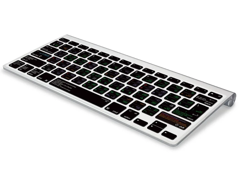 

VIM VI Functional Shortcut Hotkey Silicone Keyboard Cover Skin For All Macbook Air 13 Pro Retina 13 15 17 Both EU/US Layout