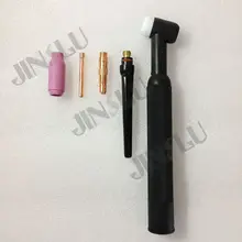 TIG сварочный Фонарь Корпус WP18 TIG сварочный фонарь голова черный цвет с водяным охлаждением