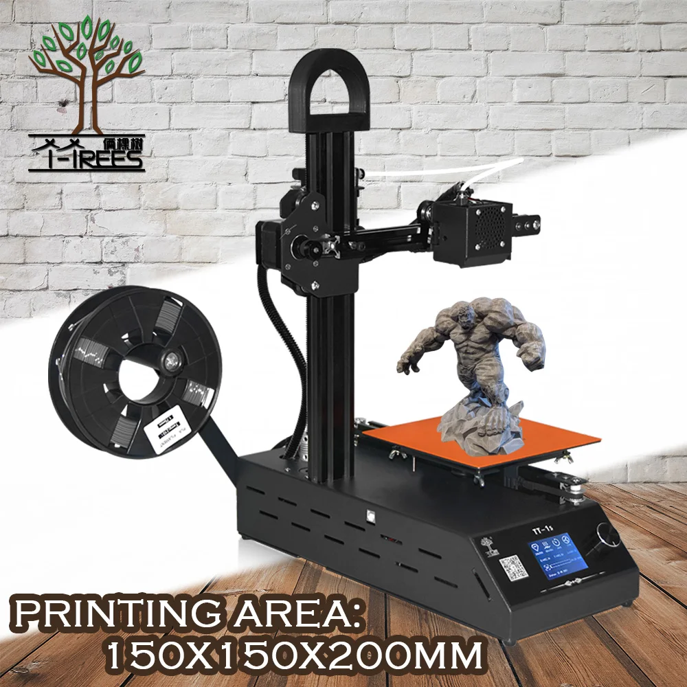 

3D printer DIY Kit Semi Assembled New TT-1s mini Windows Fully Assembled supplied with 0.3kg filament printer size 150*150*200mm