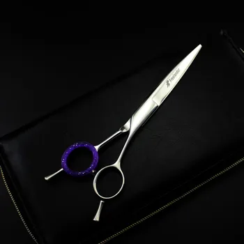 

Freelander Barber Master Professional high quality Hair scissors set,6 inch Cutting scissors,matt black,sharp edge