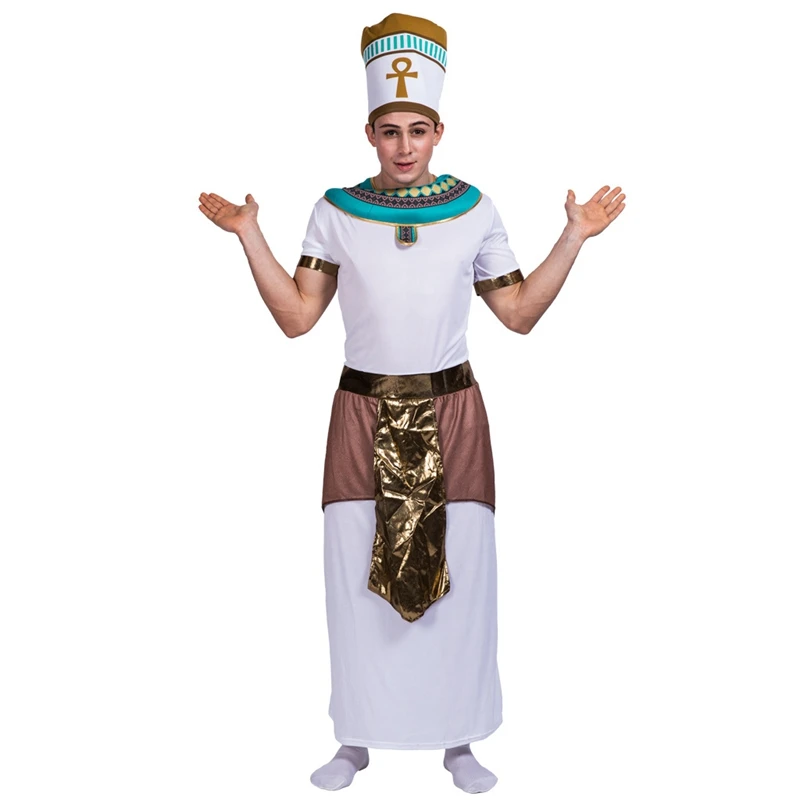 

Adult Egyptian Mens Pharaoh Historical Halloween Costume