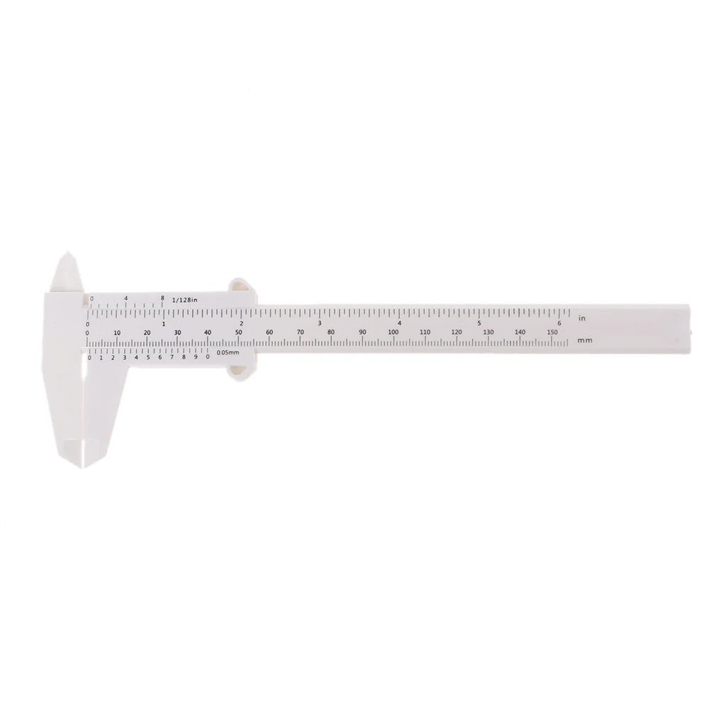 

0-150MM Plastic Vernier Caliper Micro Meter Guage Daily Tool APR28_20