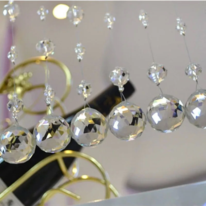 

1PCS Glass Crystal Beads Curtain Window Door Curtain Passage Wedding Backdrop