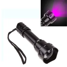 UF-T20 Infrared IR 850nm LED Flashlight Torch Night Vision Zoom 18650 Aluminum LED Flash Light for Outdoor Hunting