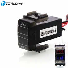 Car Interface 12V font b Digital b font LCD Voltage Meter Battery Monitor and Car font
