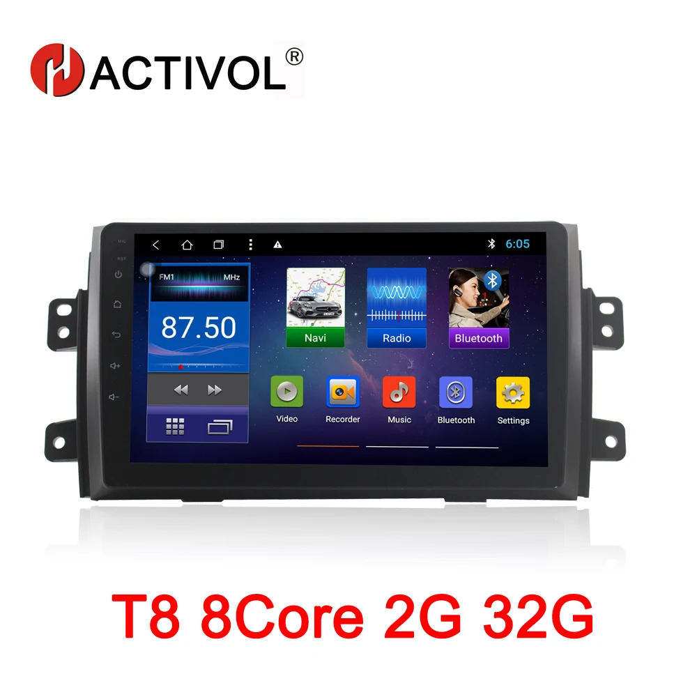 

HACTIVOL Octa Core 2G RAM 32G Car radio for Suzuki Sx4 2006-2012 Fiat sedici 2006-2010 Android 8.1 car dvd player gps navigation