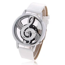 Топ бренд класса люкс новые часы Модные Bolun Точки часы кожаные кварцевые наручные часы мужские с музыкальный символ узорные