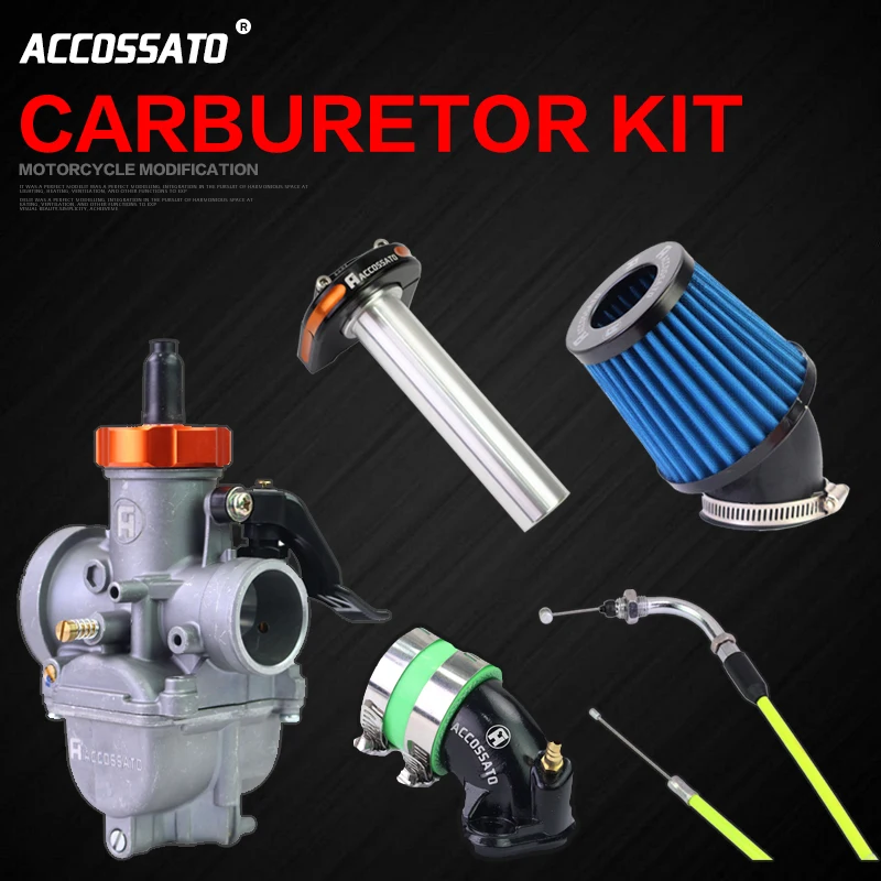 

The motorcycle rsz100 gy6125 Axis125 JOG FS 100 RS zero 100 GTR aero 125 GP110 GR125 BWS125 modified pe26/28 carburetor suite
