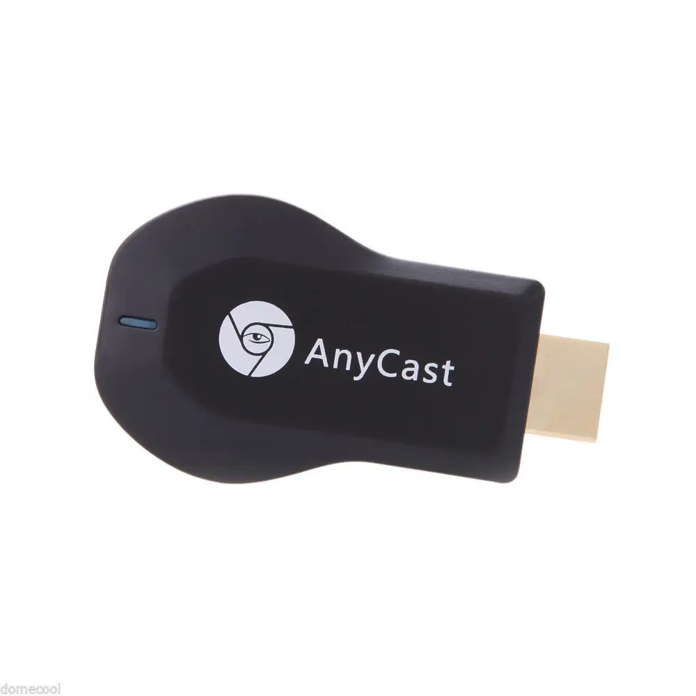 Anycast m2 Chromecast 2 зеркальное несколько ТВ-адаптер Мини ПК Android хром литой HDMI WiFi ключ 1080P новейший - Цвет: Black has logo