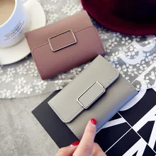2019 new short tide simple square decoration fashion lychee pattern women wallets solid color tri-fold student wallet purse 2019 new short tide simple square decoration fashion lychee pattern women wallets solid color tri-fold student wallet purse