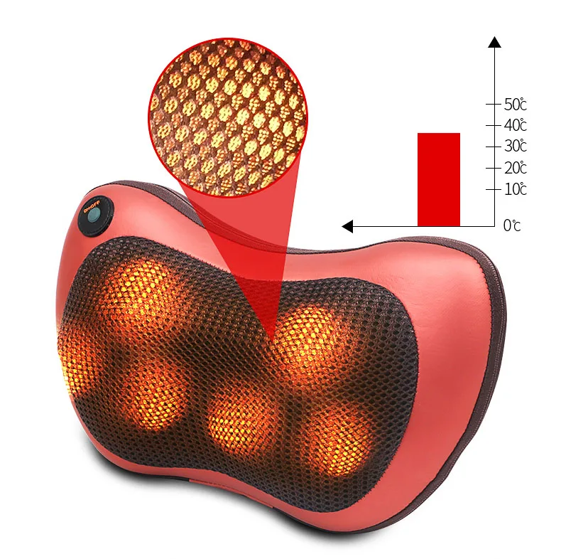 Массажер для шейного отдела позвоночника, шеи, поясницы, спины, электроинструмент, Массажная подушка для тела, подушка для опоры