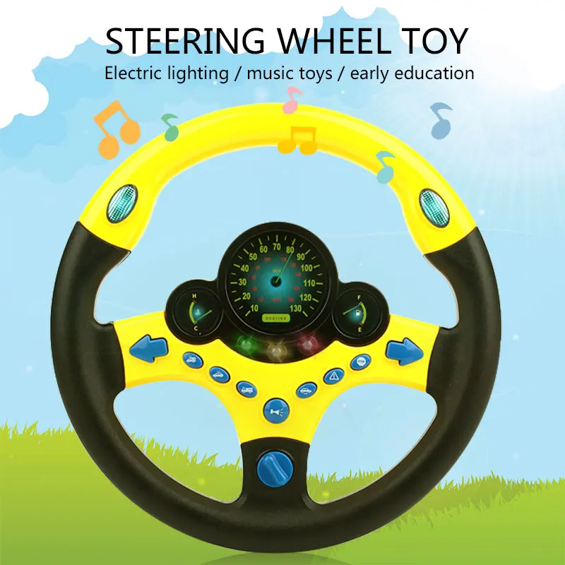 Электронное рулевое колесо многофункциональсветодиодный светодиодное моделирование Teering Wheel развлечения родитель-ребенок Взаимодействие