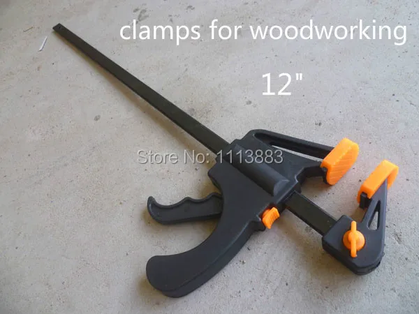 

12 INCH Durable F Type Woodworking Clips Clamps for Household Carpentry Hardware Tools