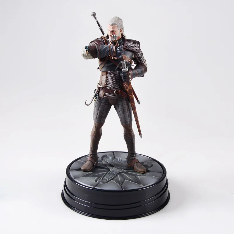 

25cm The Witcher 3: Wild Hunt Geralt Of Rivia Movie Anime Figure PVC Collection Model Toy Action figure for friends gift