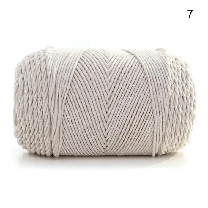 1 Pcs 5 Ply 100g DIY Rainbow Color Hand-woven Crochet Knitting Yarn Skeins DTT88