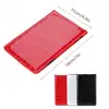 CRESTGOLF Golf Scorecard Holder Pu Leather Yardage Book Golf Score Wallet Golf Score Card Pocketbook Golf Gift Accessories 2