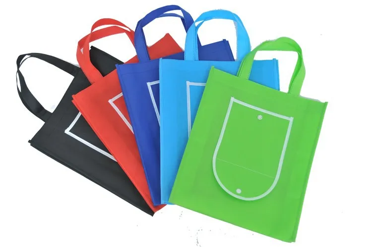 Многоразовые сумки Складная Нетканая сумка для покупок продвижение мешочек для украшений 500 шт./лот компанией FedEx