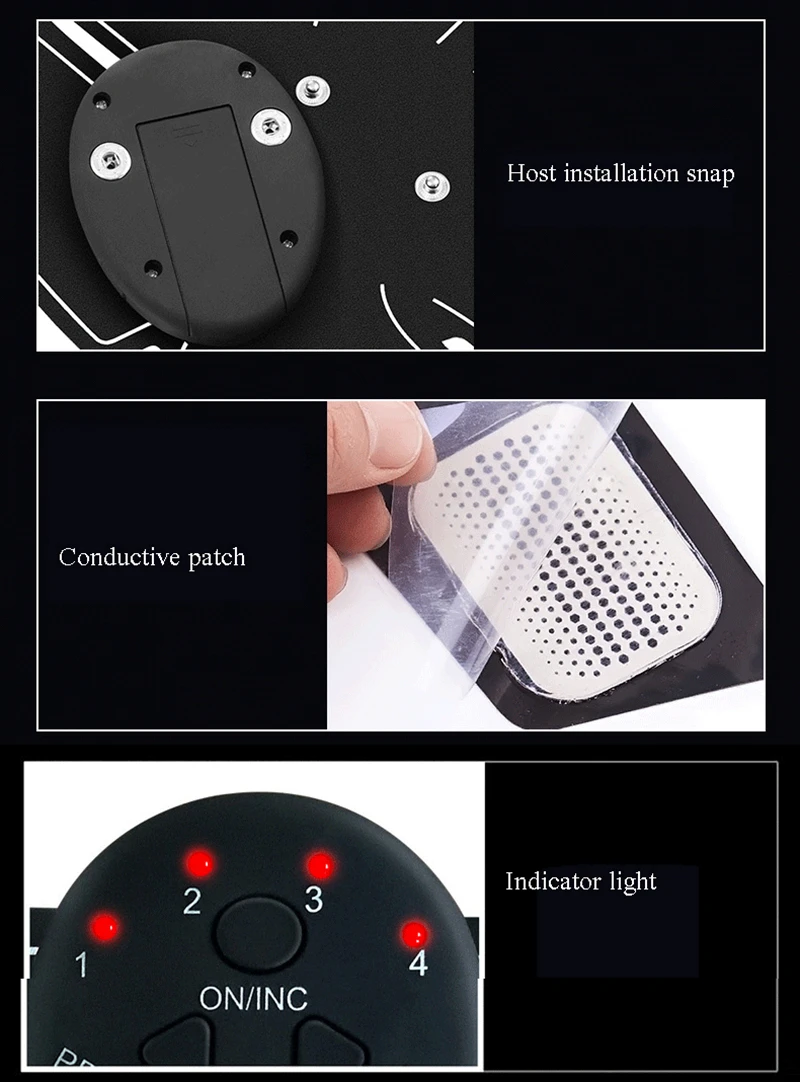 Smart Fitness Muscle Stimulator Abdominal For training apparatus Electric Muscle Belly exercises Gym Equipment Free shipping (9)
