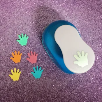 

Hand shaped 5/8"(1.5cm) foam hole punch greeting card handmade palm craft puncher cortador de papel de scrapbooking free ship