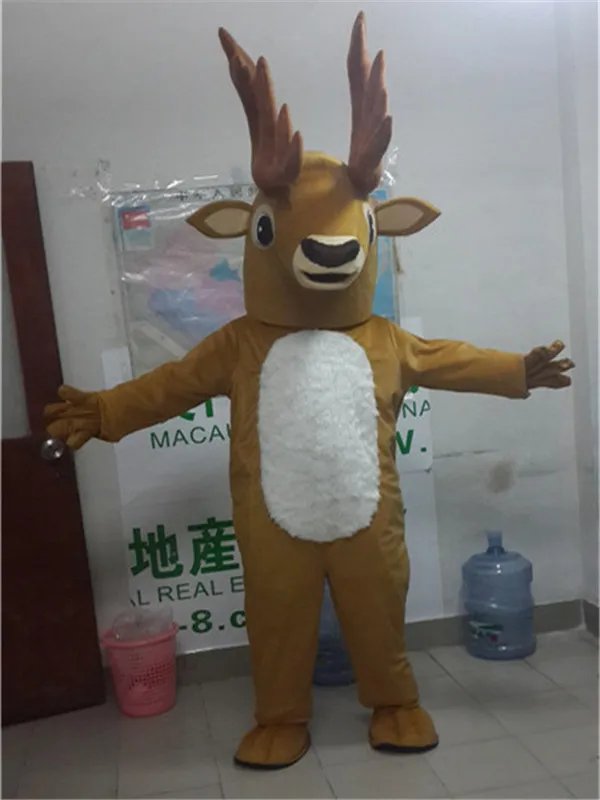 

Moose Deer Mascot Reindeer Mascot Costume Fancy Dress Carnival Costume Christmas Cosplay for Halloween Party Event
