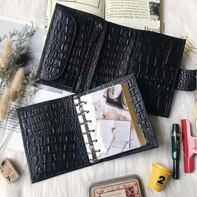 Presell Yiwi Genuine Leather Rings Notebook A7 A6 Size Binder Mini Agenda Organizer Cowhide Diary Journal Planner Big Pocket
Presell Yiwi Genuine Leather Rings Notebook A7 A6 Size Binder Mini Agenda Organizer Cowhide Diary Journal Planner Big Pocket