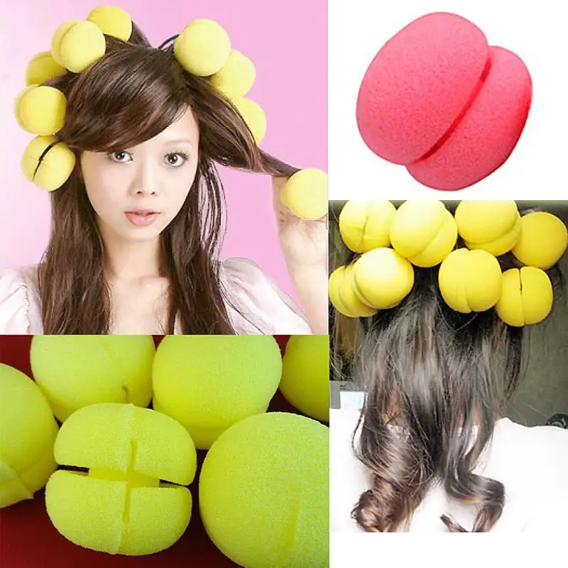 

Women Hair Accessories New Style Hair Curler Roller Tool Magic Sponge Soft Top Quality Type of cake Curly hair 5 pcs/Lot