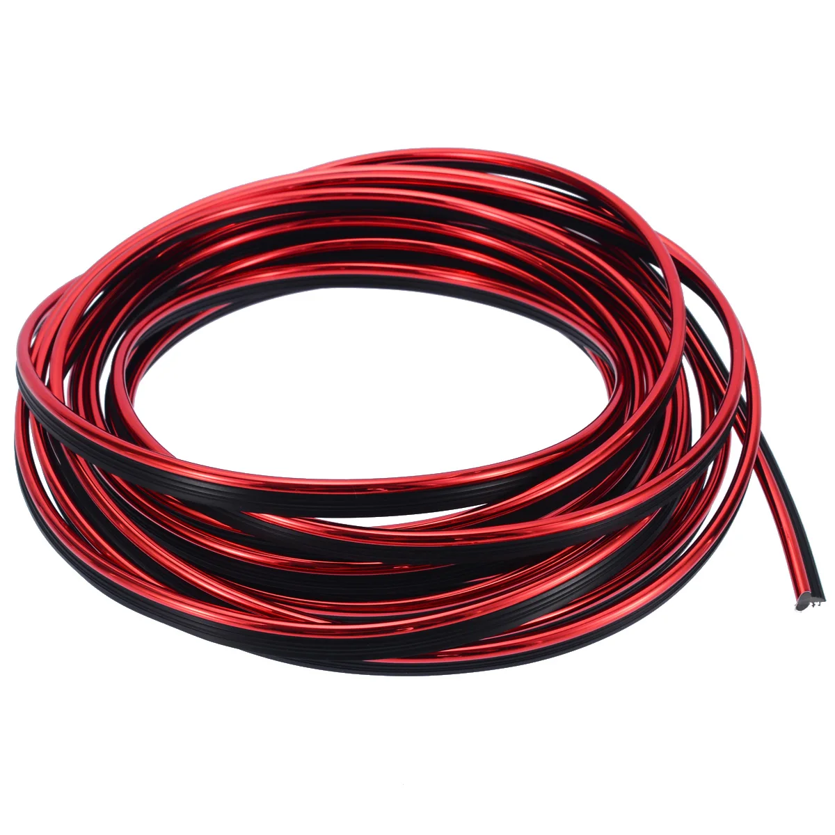 Mayitr 5m Car Styling Strips Trim Decals Interior Door Sticker Moulding Line DIY Red Car Seal Accessories