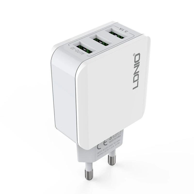LDNIO Мульти USB настенное зарядное устройство продается с быстрой зарядкой тип c