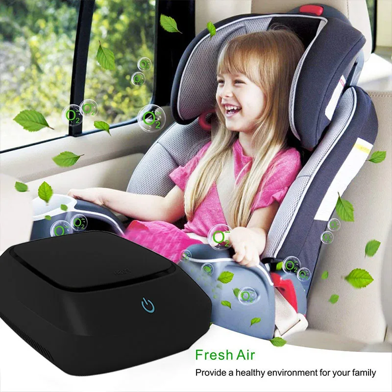 

1 Pcs Car Air Purifier HEAP Filter USB Portable Cleaner Freshener Low Noise Travel DXY88
