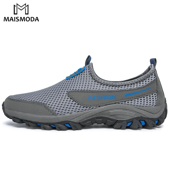 MAISMODA Men's Hiking Shoes Outdoor Sports Couple Mesh Comfortable Breathable Sport Mountaineer Sandals Trekking Shoes YL127
