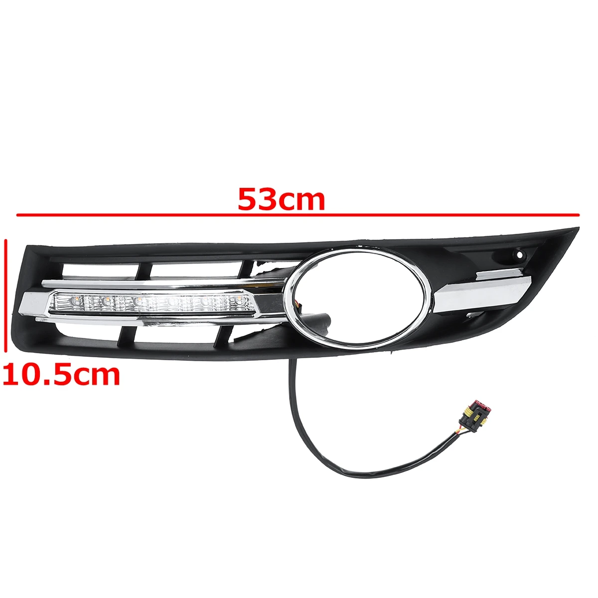 Led Drl для VW Passat B6 2007 2008 2009 2010 2011 указатель поворота дневной ходовой светильник передний бампер для вождения противотуманная фара Дневной светильник DRL