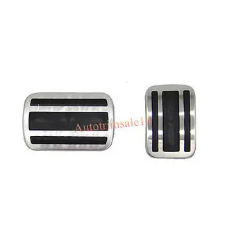 

2PCS Metal Brake Foot Pedal Pedals Pad Cover Trim For Peugeot 3008 GT 2017 AT