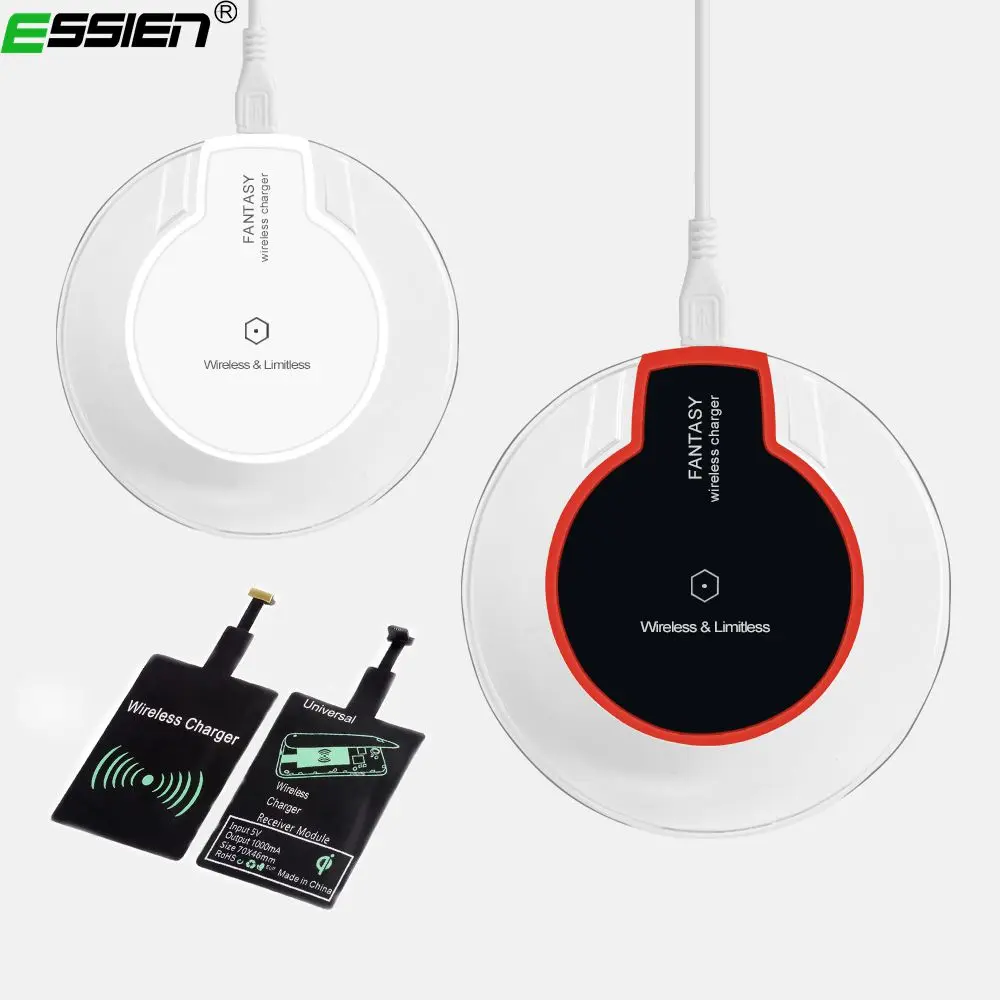 

Essien 10W Qi Wireless Charger for iPhone Xs MAX XR X 8 Fast Charging for Samsung S8 S9 Plus USB Phone Charger Pad Receiver