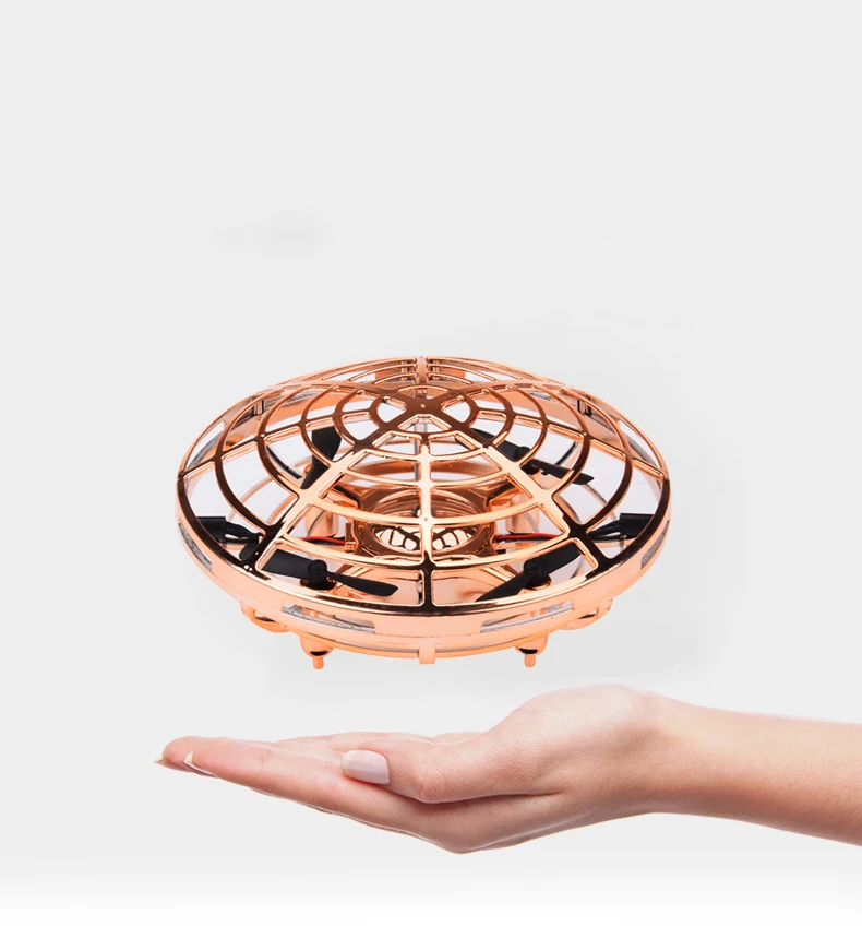 Инфракрасный датчик 100% безопасный ручной Летающий вертолет Ufo Hover 360 градусный