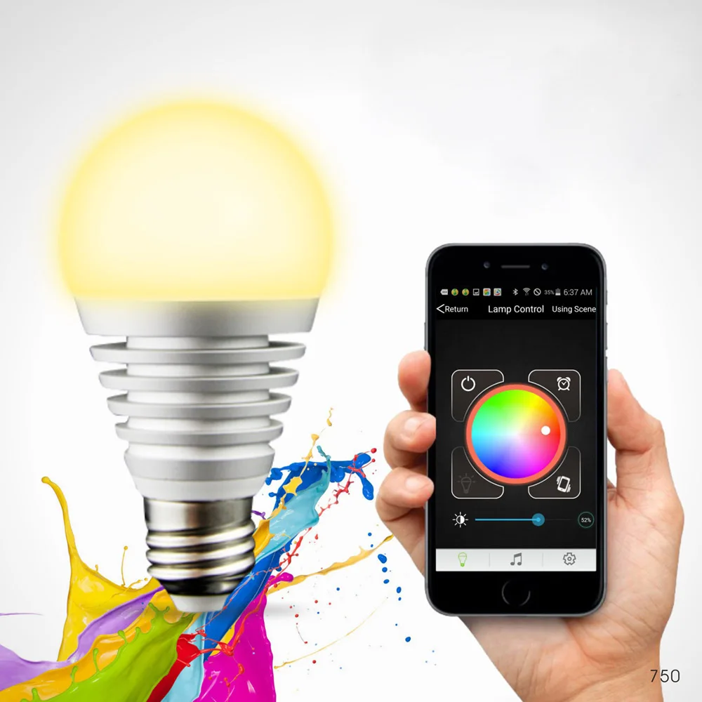 Aliexpress.com : Buy Bluetooth LED RGB Smart Light E27 Bulb Smartphone