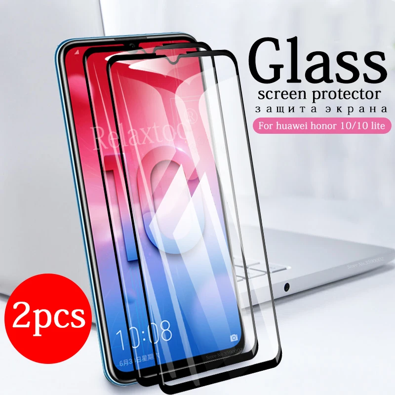 Защитное стекло для honor 10 lite 2 шт./лот COL-L29 | Мобильные телефоны и аксессуары