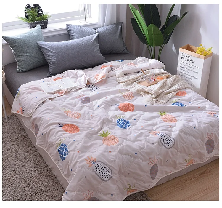 

New Arrival Cheap Thin Blanket Comforter Bed Cover Quilting Summer Quilt Home Textiles Suitable for Children Men Adult