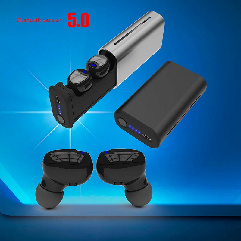 

TWS Wireless Earphones IPX7 Waterproof Bluetooth Earphone Touch Control True Wireless Earbuds Headset for phone