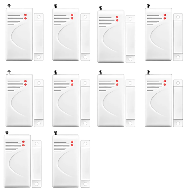 bilder für 10 teile/los Drahtlose Tür Fenster Kontaktieren Lücke Sensor-detektor 433 MHz Tür Magnetsensor Mit Antenne arbeit mit Alarm System bilder für 10 teile/los Drahtlose Tür Fenster Kontaktieren Lücke Sensor-detektor 433 MHz Tür Magnetsensor Mit Antenne arbeit mit Alarm System