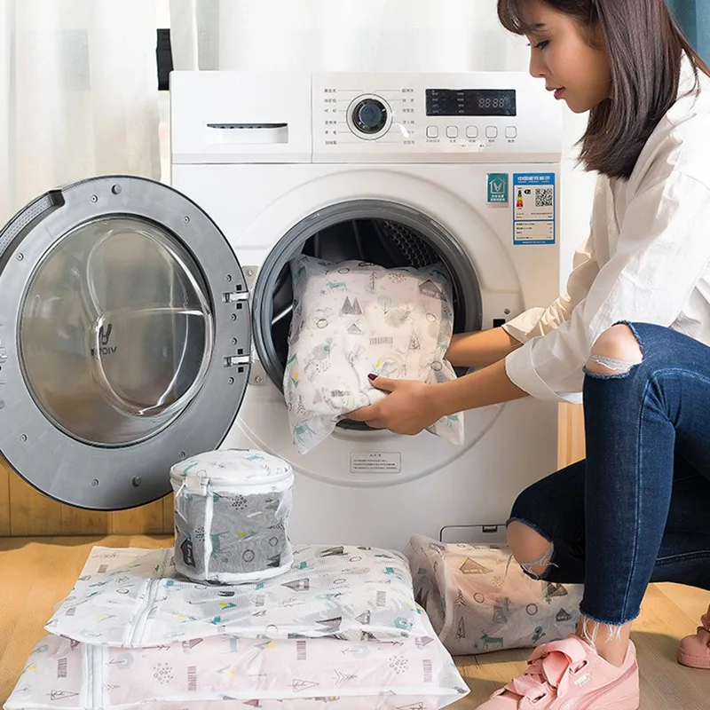 خاص أكياس الغسيل الملابس الداخلية الصدرية أكياس غسل آلة غسل غرامة شبكة المنزلية الغسيل أكياس متعددة الوظائف تخزين صافي
