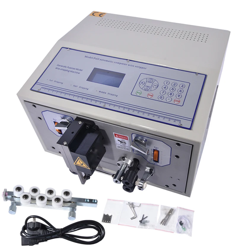  Wire Stripping Machine SWT508 Series Four-Wheel Drive Computer Automatic Cable Wire Cutting Machine