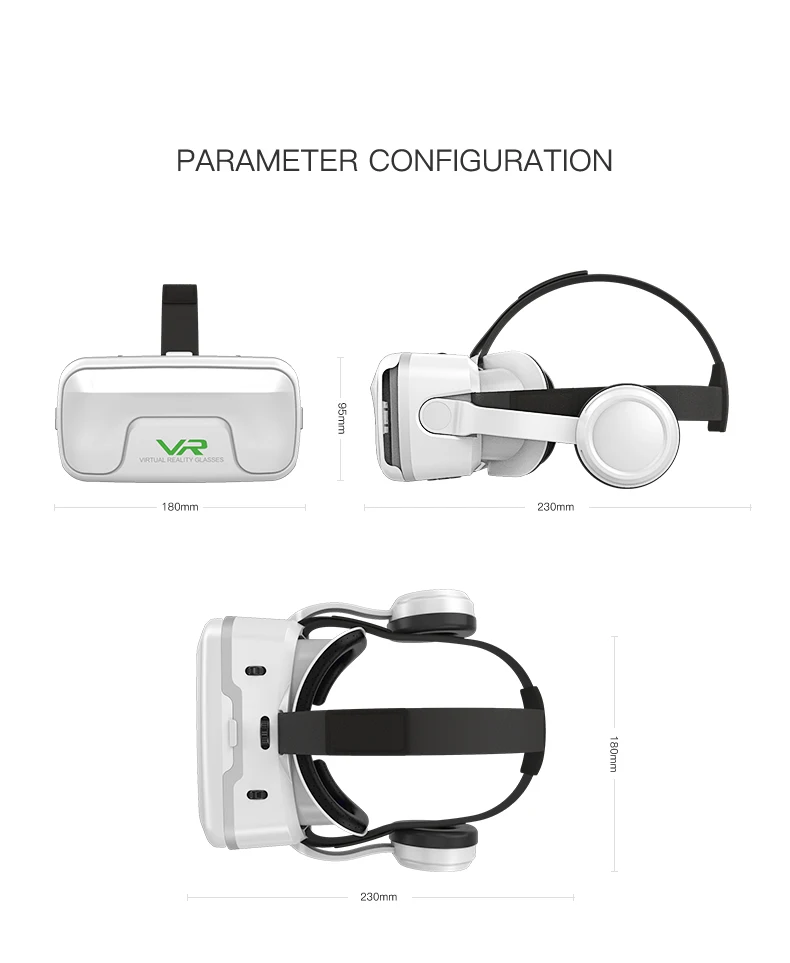 VR Shinecon 10,0 стерео вр видео виар шлем 3D 3 D очки виртуальной реальности для iPhone Android VR смартфона умные смарт игр смартфонов дополненной телефона комплект видеоочки с экраном контролерами стекло дополненная