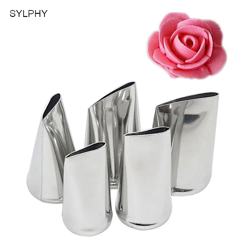 SYLPHY 5 шт./компл. роза крем для торта стандартные Инструменты выпечки Кондитерские