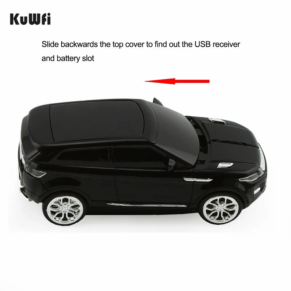 KuWFi беспроводная мышь крутая SUV Автомобильная 1600DPI USB 3 0 приемник оптическая
