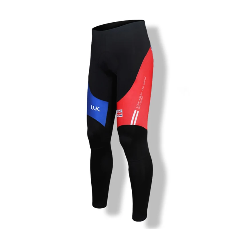 

SPAKCT Cycling Bicycle Outdoor Sportswear Bike Racing Men's Cycle Pants Tights Qdrying Comfortable Pad - World Cup England