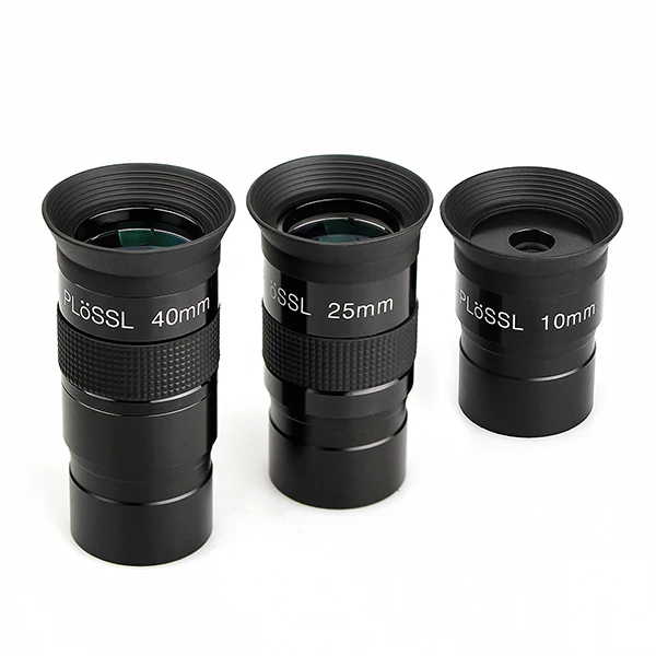 10mm 25mm 40mm 1.25inch  Plossl Telescope Eyepiece Set  (2)