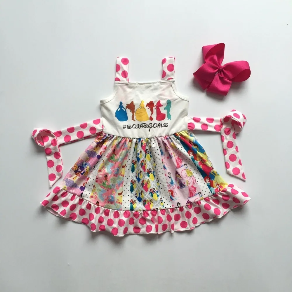 Одежда для маленьких девочек; детское летнее платье; изысканное платье с аксессуарами для девочек