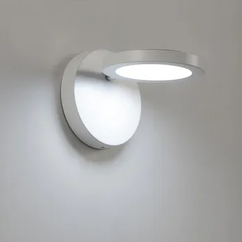 

9W Minimalist modern Creative personality wall lamp bed bedroom aisle living room staircase led wall lamp white/black shell