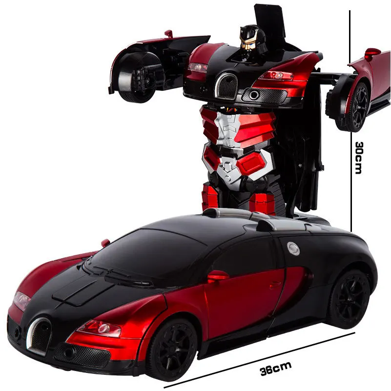 

2.4G Induction Deformation RC Cars Transformation Robot Car Toy Light Electric Robot Models Toys for Children Gifts
