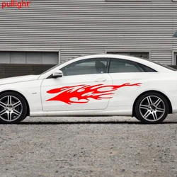 Autocollants latéraux graphiques pour voiture de course, 1 paire 